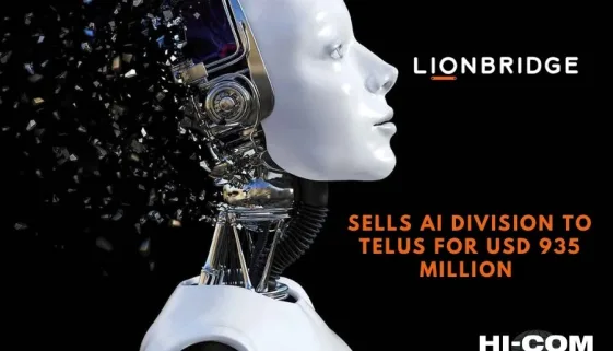 Lionbridge Sells AI Division to TELUS for USD 935 Million (1)