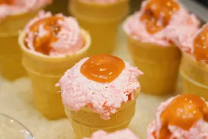 俄罗斯蟹业集团的帝王蟹冰淇淋