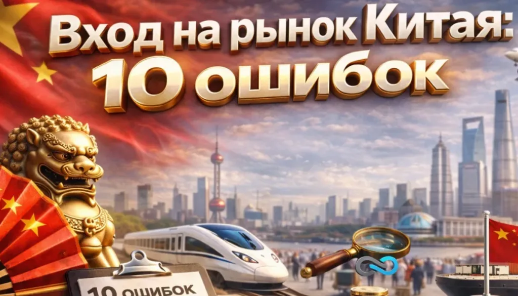 Вход на рынок Китая в 2026 году: ключевые ошибки и стратегия для брендов