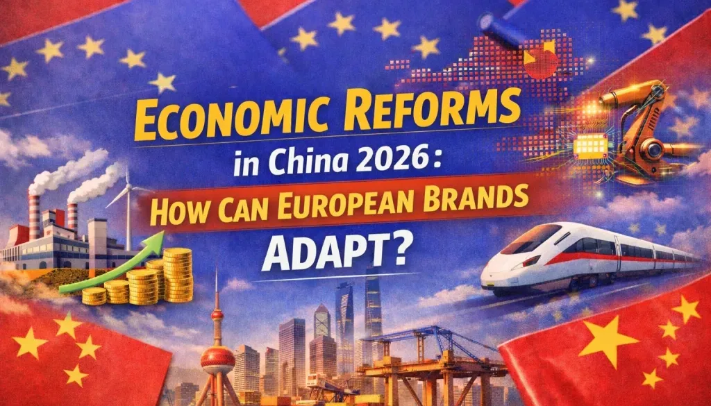 Economic reforms in China in 2026 : how can European brands adapt ?