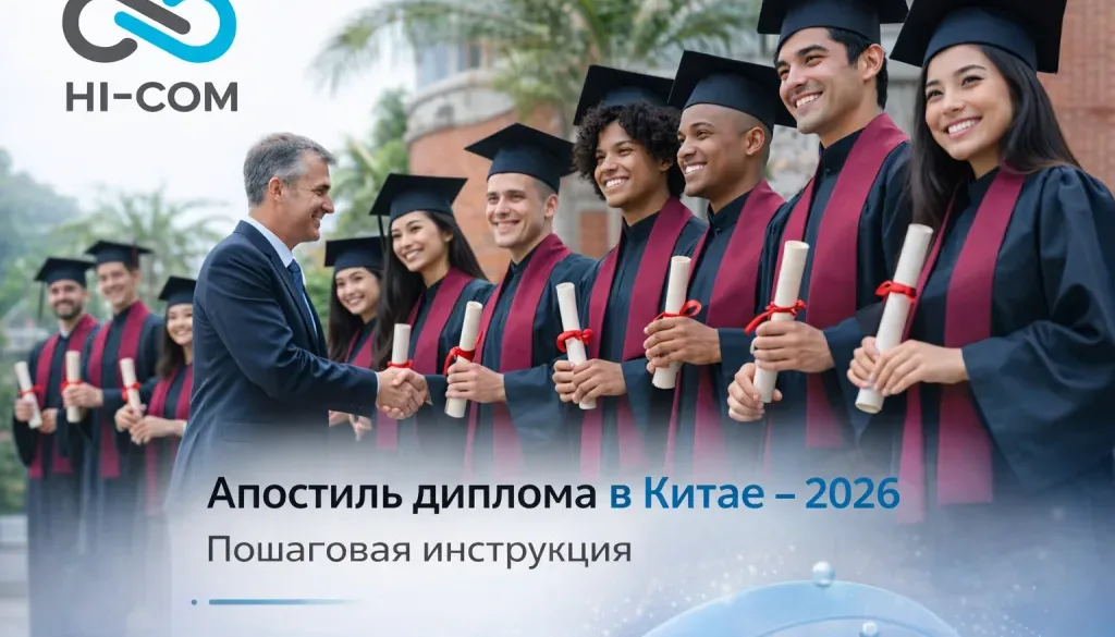 Апостиль диплома в Китае в 2026 году — пошаговая инструкция по оформлению апостиля для диплома китайского университета