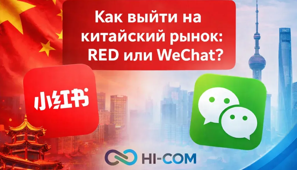 Как выйти на китайский рынок: RED или WeChat для бизнеса