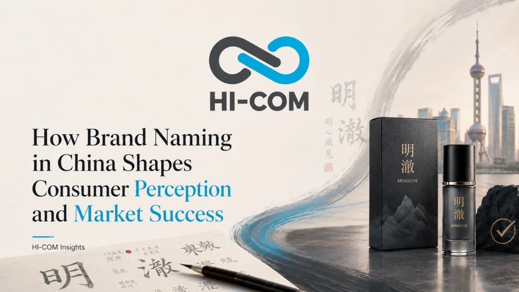 How Chinese brand naming and localization shape consumer perception and market success