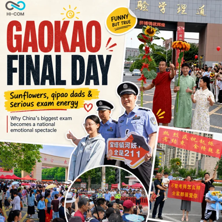 HI-COM Gaokao Final Day campaign result on Douyin