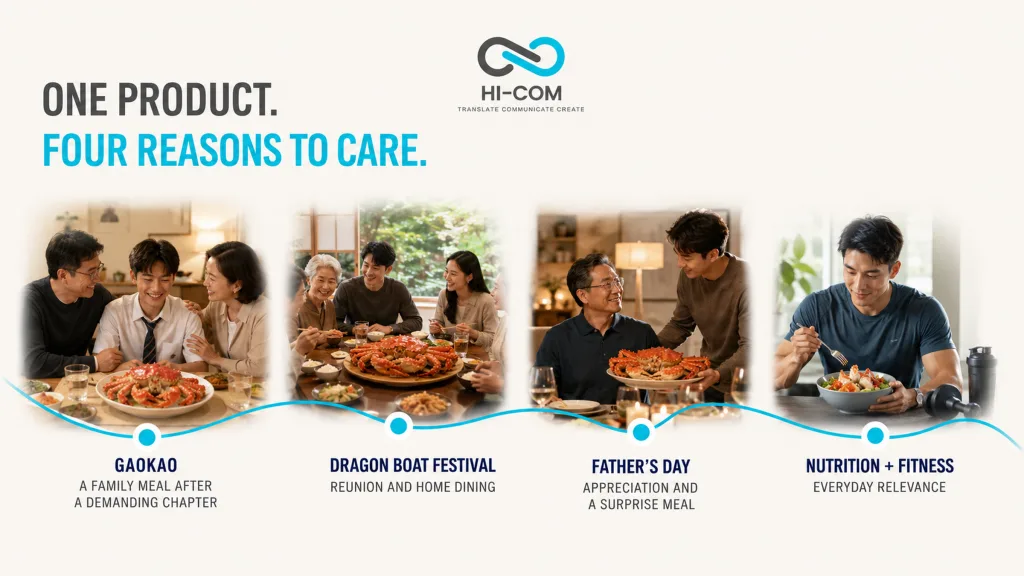Creator matrix for a China KOL campaign with family, fitness, nutrition and medical profiles. 