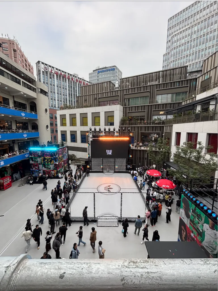 Adidas football carnival in Shanghai with 3v3 matches