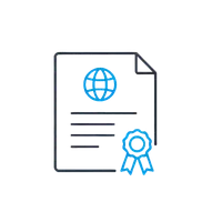 Apostille icon for certified Chinese documents prepared for international use.