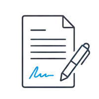 Business licenses icon