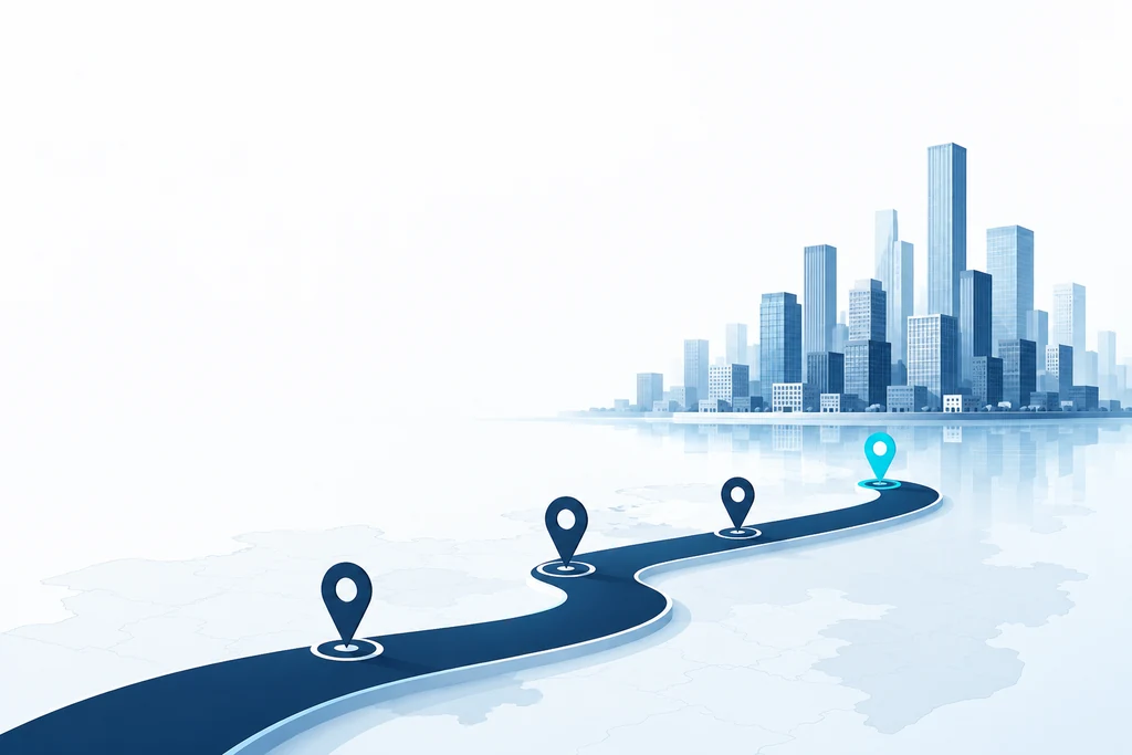 HI-COM China market entry strategy planning visual for companies entering or expanding in the Chinese market