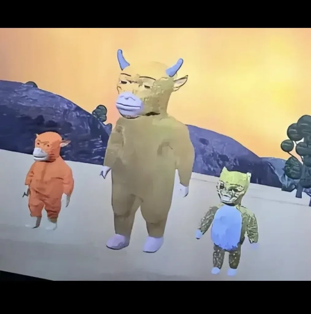 Niu Lai yellow bull character from the viral 2026 Chinese animated movie