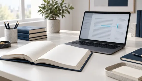 Open manuscript and editing interface for professional book and literary translation.