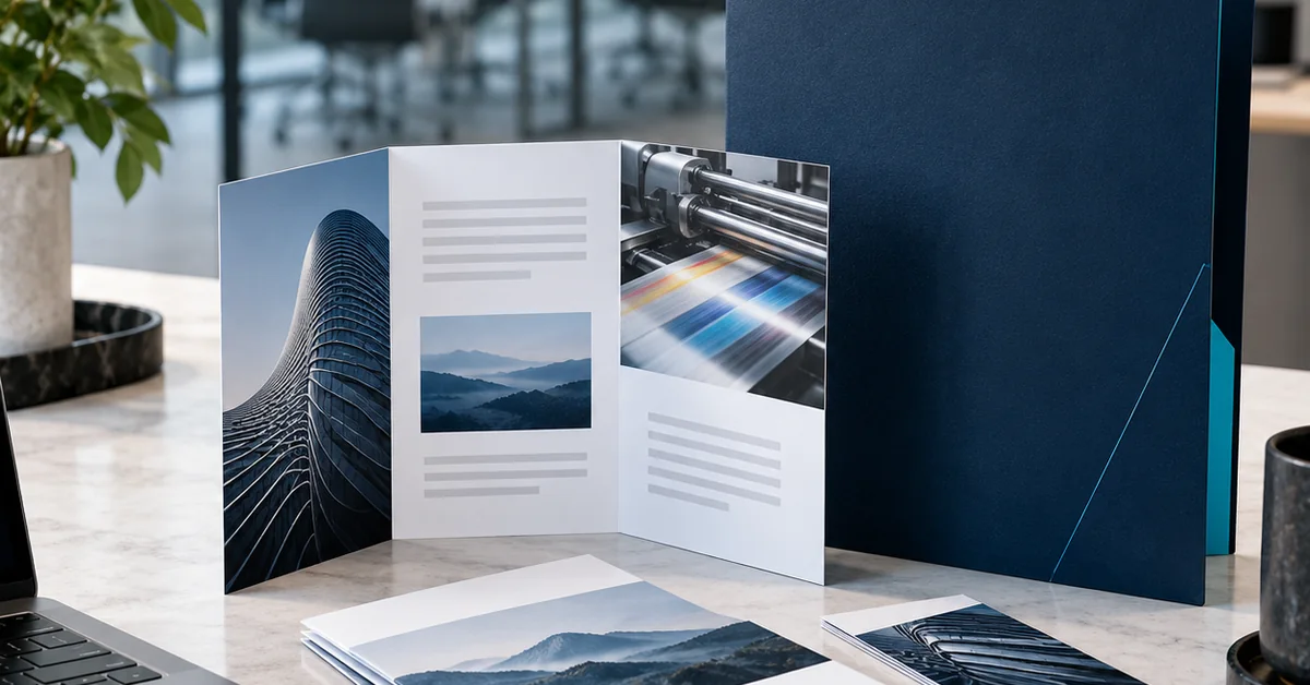 Professional marketing and advertising print collateral prepared for the China market by HI-COM.